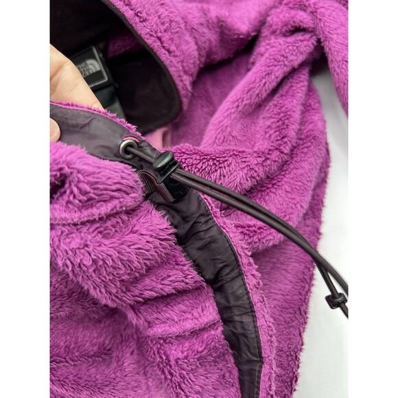 The North Face Osito Jacket Womens M Purple Fleece Teddy Fuzzy Sherpa - Picture 6 of 8